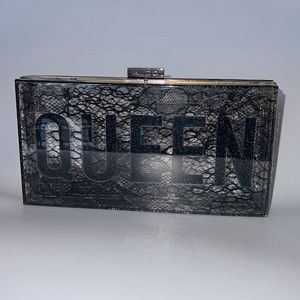 Party purse. Like new, with metal strap